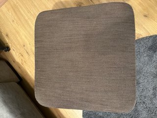 Puff TIDAFORS IKEA Marrón Tela