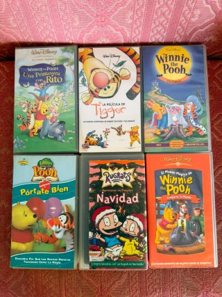 Cintas VHS Disney y dibujos animados variados