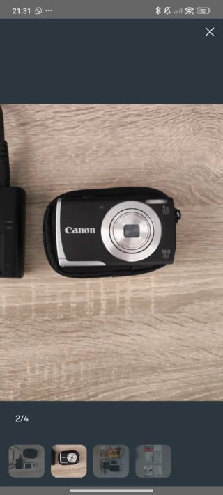 Cámara Canon PowerShot A2500 Kit Diversión
