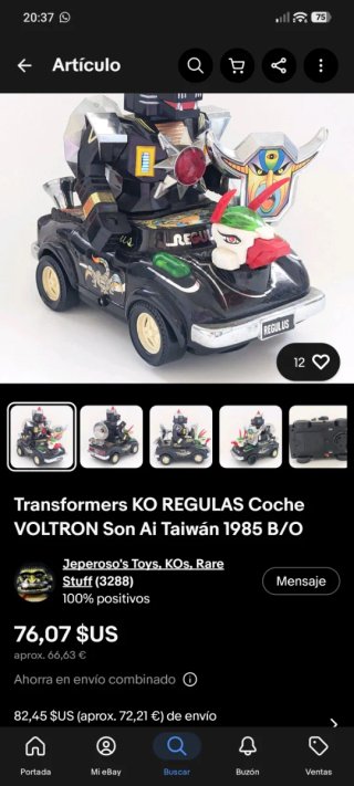 Juguete Vintage Regulus Car