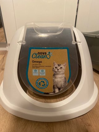 Caja arena para gatos