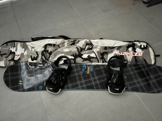Tabla Snowboard Wedze 155cm con Funda