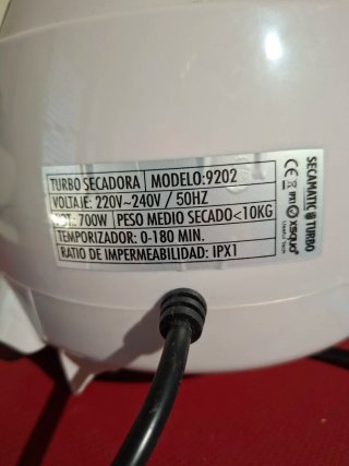 Secadora Portátil Secamatic Turbo