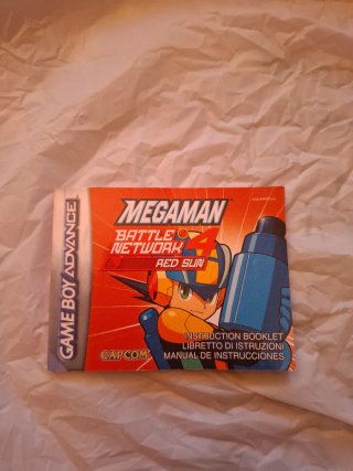 Megaman Battle Network 4 Red Sun GBA