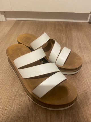 Sandalias blancas plataforma