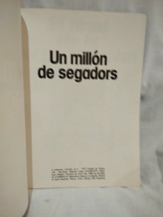 Interviú Especial Diada: Un millon de segadors.