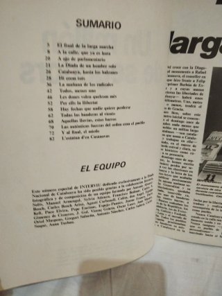 Interviú Especial Diada: Un millon de segadors.