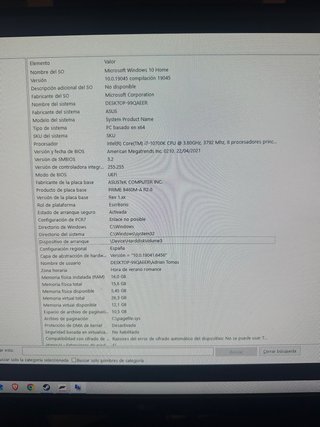 PC Gaming i7-10700k / RTX 3060 12GB / 16GB RAM