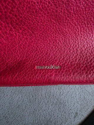 Bolso bandolera Manoukian rojo - Nuevo con etiquet