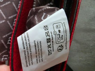 Bolso bandolera Manoukian rojo - Nuevo con etiquet