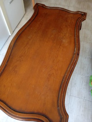 Mesa de centro Valenti madera noble nogal