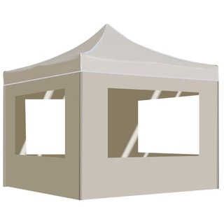 Gazebo Professionale Crema Design Pieghevole Telaio
