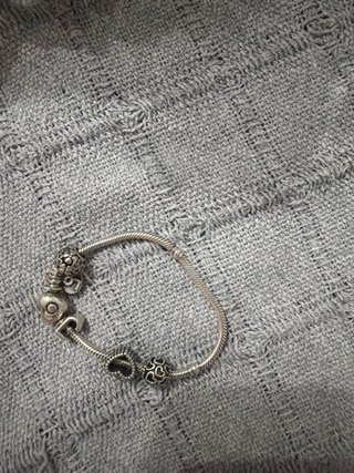 Pulsera Pandora Plata Corazones