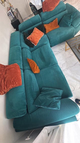 Rinconera Cama diseño italiano tela Aquaclean
