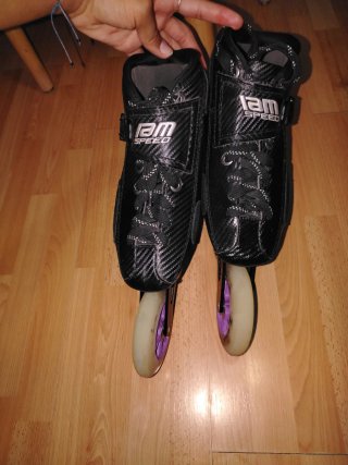 Patines Profesionales Negros Poco Uso