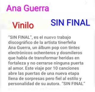 4x3 SI ENVÍO Ana Guerra - Sin Final