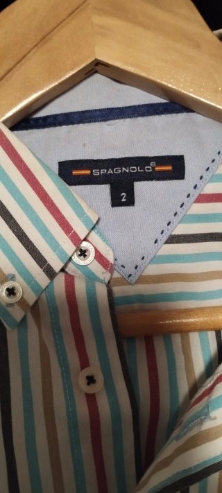 Camisa de vestir Spagnolo rayas multicolor Talla 2