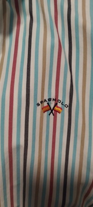 Camisa de vestir Spagnolo rayas multicolor Talla 2
