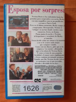Película VHS Esposa por Sorpresa