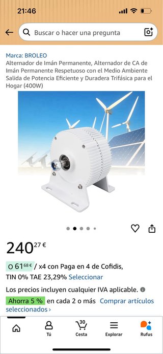 Alternador Imán Permanente BROLEO