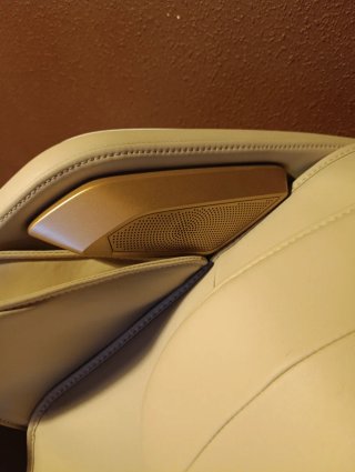 Sillón Masaje Real Madrid Beige/Blanco
