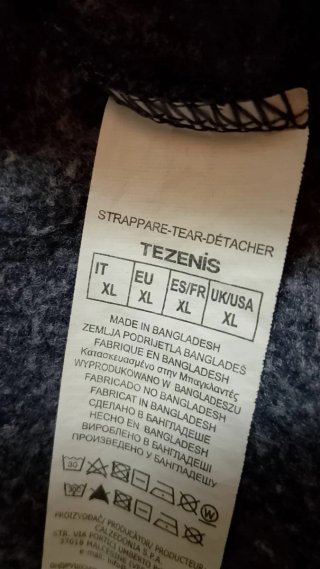 2 felpe uomo blu e grigie