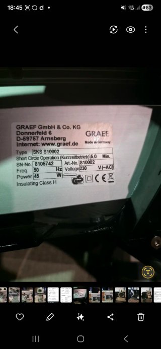 Affettatrice elettrica graef