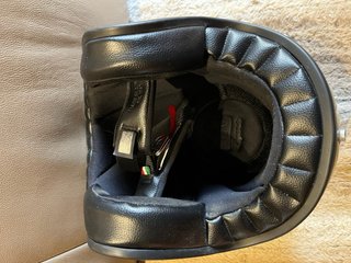 Casco  jet Moto AGV Negro brillo