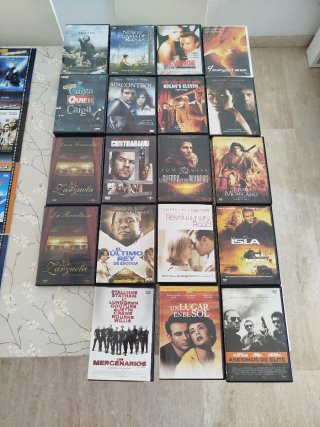 Lote con más de  170 Películas DVD