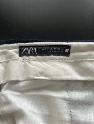 Traje Zara Azul Marino Hombre