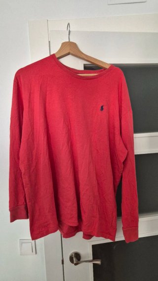 Camiseta Ralph Lauren manga larga color salmón