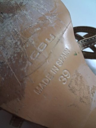 Sandalias de fiesta dorados