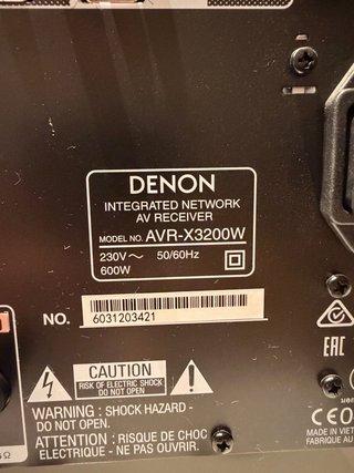 Denon AVR-X2200W Receptor AV Negro
