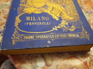 Antico libro La Patria Geografia dell'Italia 1894