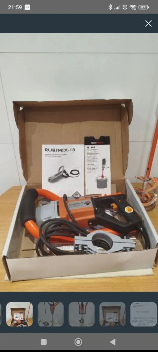 Batidora Cemento Rubi ERGOMIX 10