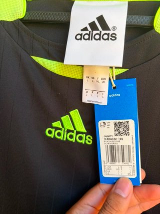 Maglietta Adidas Nera e Verde