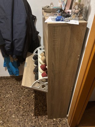 Zapatero 3 baldas madera