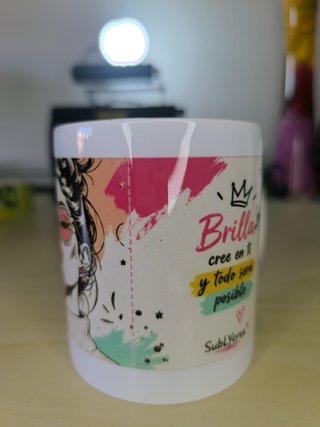Taza Panda Café 11oz "Combustible de mis Metas"