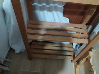 Estantería de pino de 5 baldas