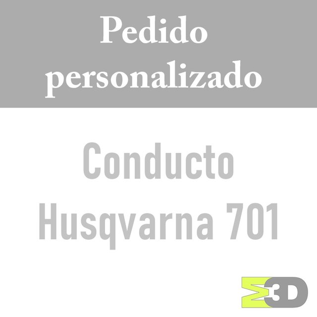 Conducto Personalizado Husqvarna 701