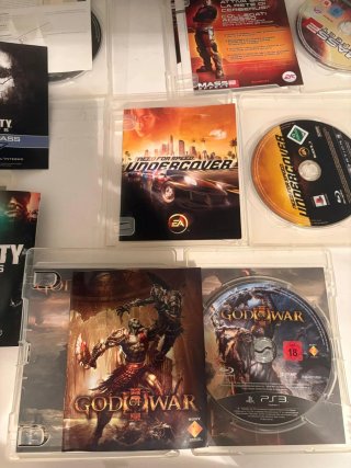 Lotto 6 Giochi PS3: Call of Duty, God of War, Mass