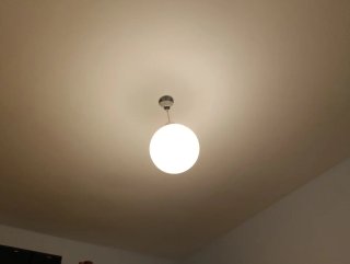 Lámparas de techo madera, ceramica y cristal.