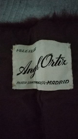 Estola artesana Ángel Ortiz Madrid