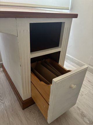 Escritorio vintage madera