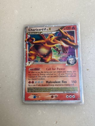 Carta pokémon: Charizard [G] LV.X (DPPR 45) inglés