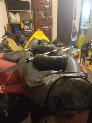 Piragua hinchable 2 plazas