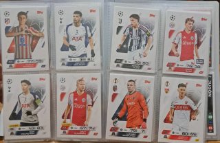 Cartas Match Attax Kylian Mbappé y Erling Haaland