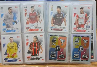 Cartas Match Attax Kylian Mbappé y Erling Haaland