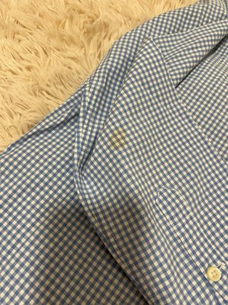 Camisa Polo Ralph Lauren cuadros azul y blanco