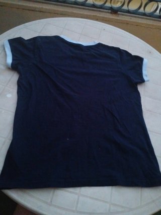 Camiseta Fila Mujer Talla L Azul Marino